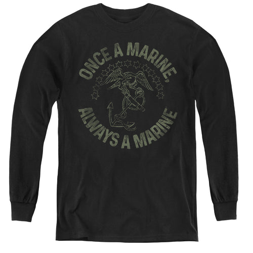 U.S. Marine Corps Always a Marine Youth Long Sleeve T-Shirt