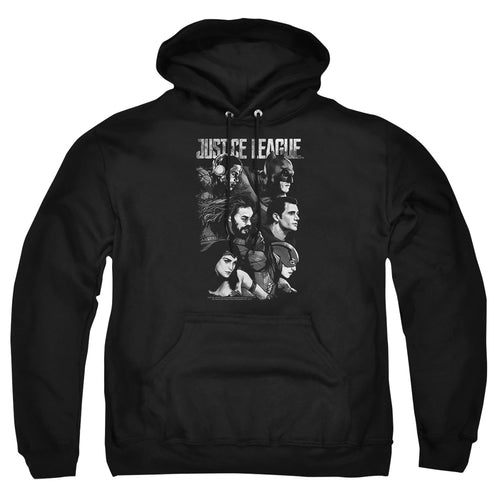 Justice League Pushing Forward Pullover Hoodie