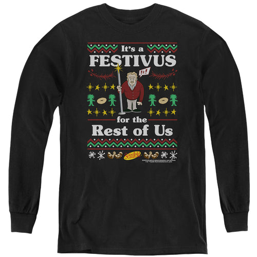 Seinfeld A Festivus for the Rest of Us Youth Long Sleeve T-Shirt