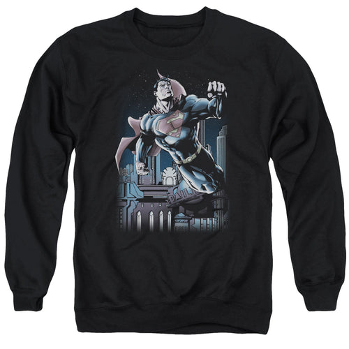 Superman Night Fight Crewneck Sweatshirt