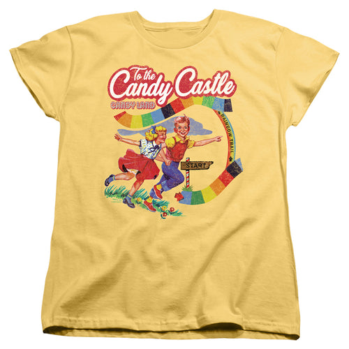 Candy Land To the Candy Castle Womens T-Shirt