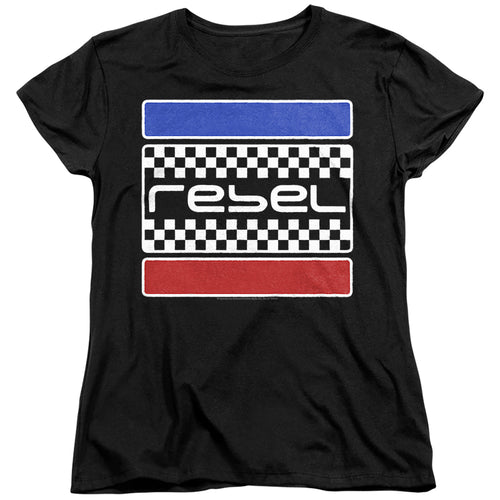 Honda Rebel Checkers Womens T-Shirt