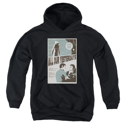 Star Trek Juan Ortiz All Our Yesterdays Black Youth Hoodie