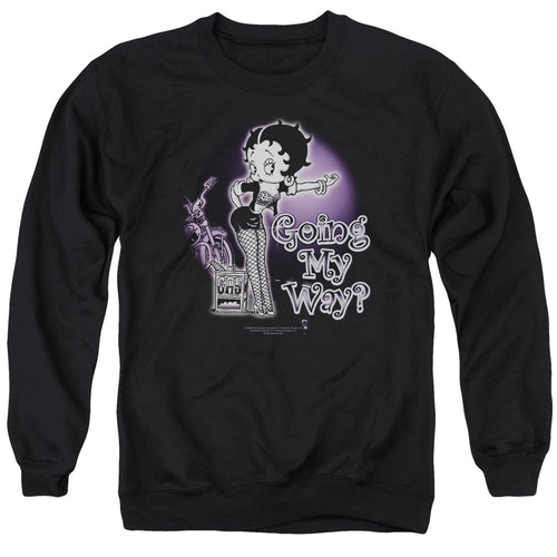 Betty Boop My Way Crewneck Sweatshirt