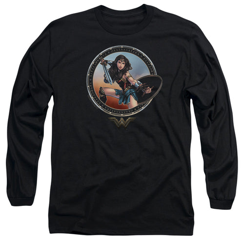 Wonder Woman (2017) Battle Pose Long Sleeve T-Shirt