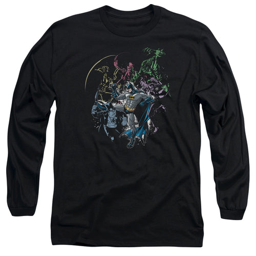 Batman Surrounded Long Sleeve T-Shirt