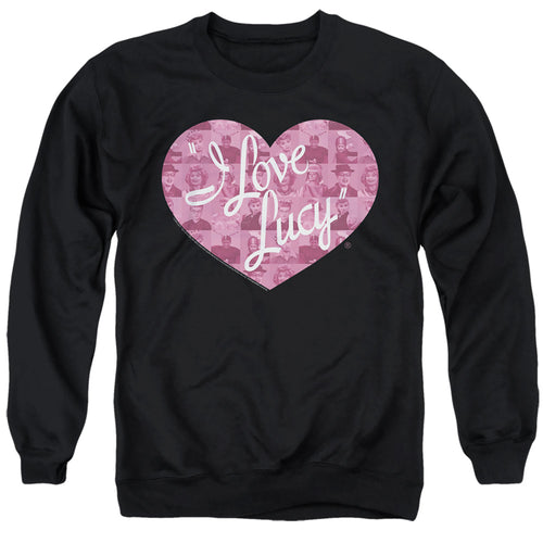 I Love Lucy Many Moods Logo Crewneck Sweatshirt