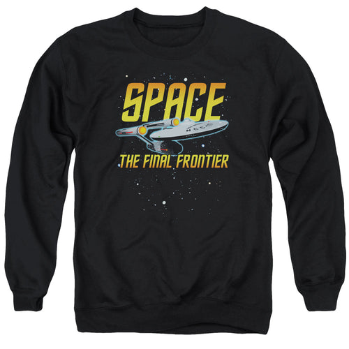 Star Trek Space the Final Frontier Crewneck Sweatshirt