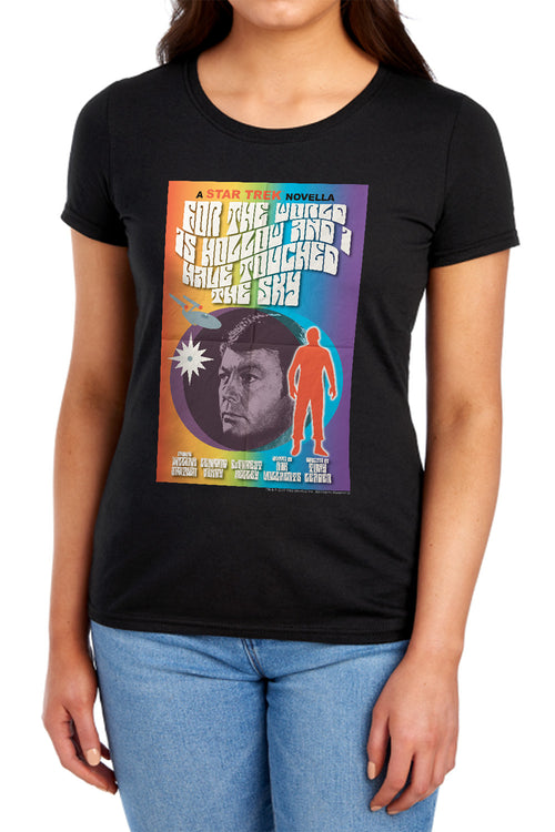 Star Trek Juan Ortiz For the World is Hollow and I Have Touched the Sky Black Womens T-Shirt