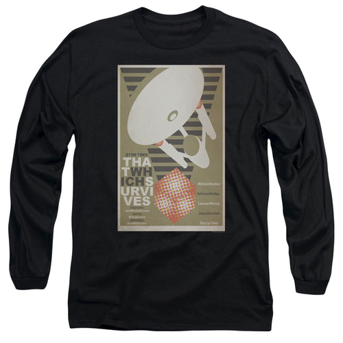 Star Trek Juan Ortiz That Which Survives Black Long Sleeve T-Shirt