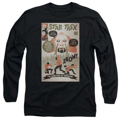Star Trek Juan Ortiz The Gamesters of Triskelion Black Long Sleeve T-Shirt