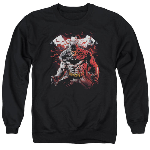 Batman Raging Bat Crewneck Sweatshirt