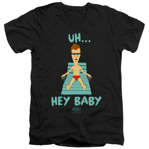 Beavis and Butthead Uh Hey Baby V-Neck T-Shirt