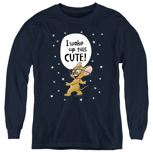Tom and Jerry I Woke Up This Cute! Youth Long Sleeve T-Shirt