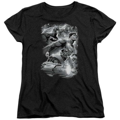 Justice League Atmospheric Womens T-Shirt