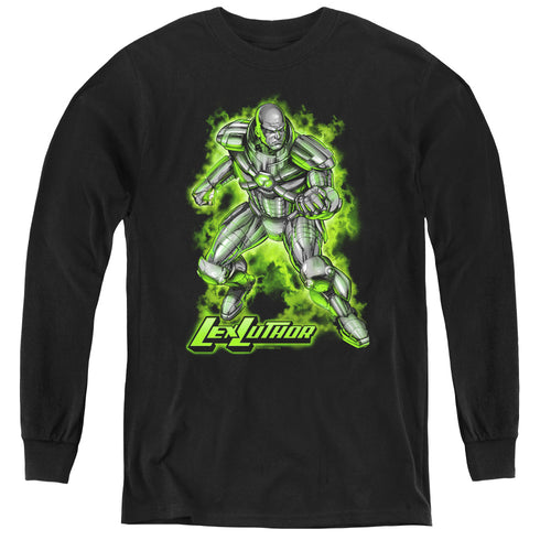 Superman Kryptonite Powered Youth Long Sleeve T-Shirt