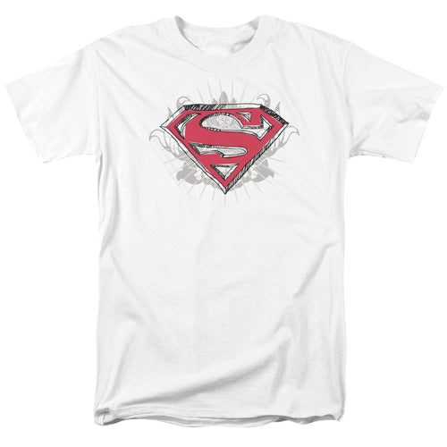 Superman Hastily Drawn Shield T-Shirt