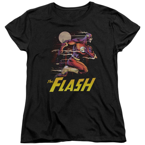 Justice League City Run Womens T-Shirt