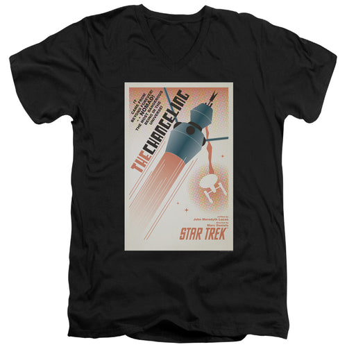 Star Trek Juan Ortiz The Changeling Black V-Neck T-Shirt