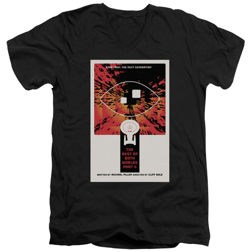 Star Trek The Best of Both Worlds Part II Black V-Neck T-Shirt