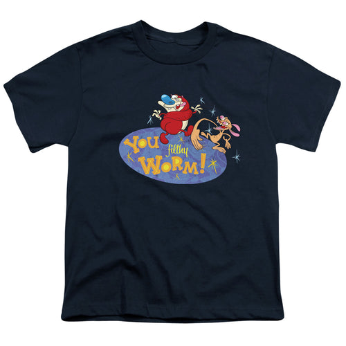 Ren and Stimpy You Filthy Worm! Youth/Toddler T-Shirt