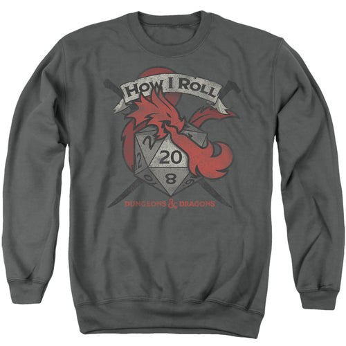 Dungeons & Dragons How I Roll D and D Crewneck Sweatshirt