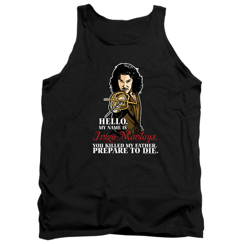The Princess Bride Hello Black Tank Top