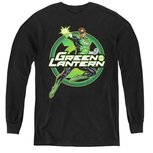 Justice League Lantern Glow Youth Long Sleeve T-Shirt