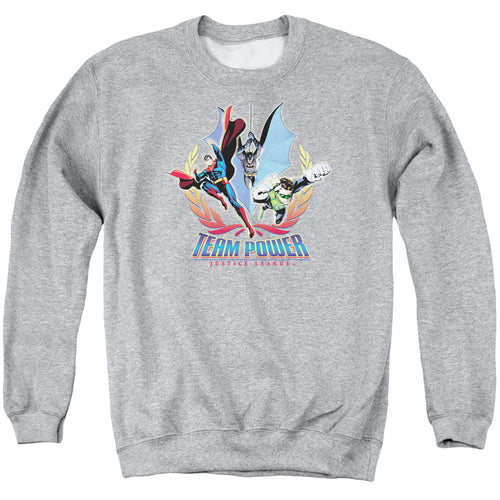 Justice League Team Power Crewneck Sweatshirt
