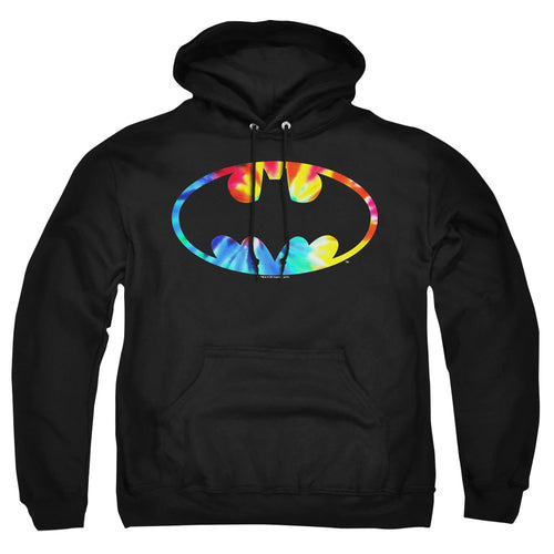 Batman Tie Dye Batman Logo Pullover Hoodie