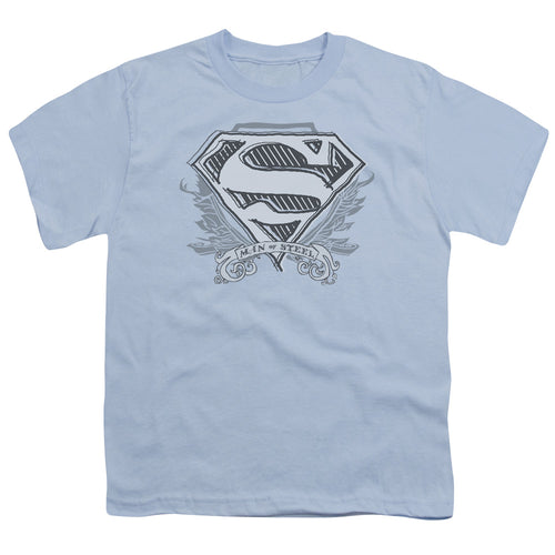 Superman Sketchy Crest Shield Youth/Toddler T-Shirt