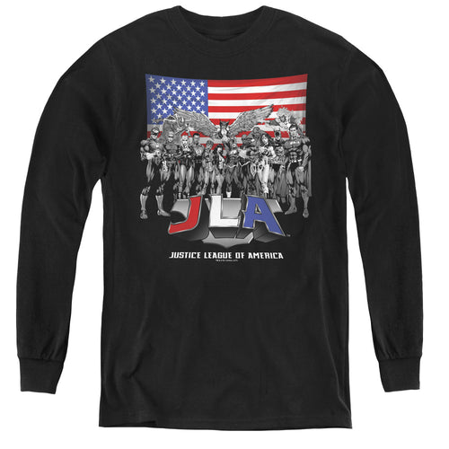 Justice League All American League Youth Long Sleeve T-Shirt