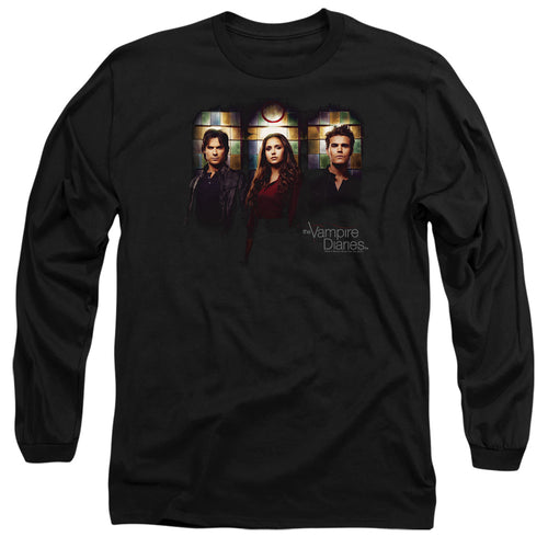 The Vampire Diaries Stained Windows Long Sleeve T-Shirt