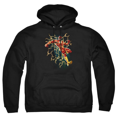Justice League Flash Symbol Knockout Pullover Hoodie