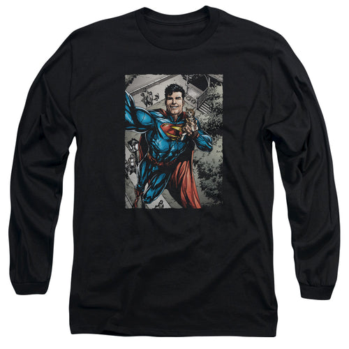 Superman Super Selfie Long Sleeve T-Shirt