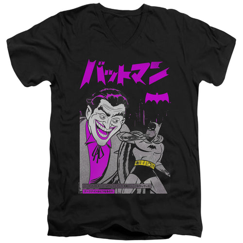 Batman Kanji Cover V-Neck T-Shirt