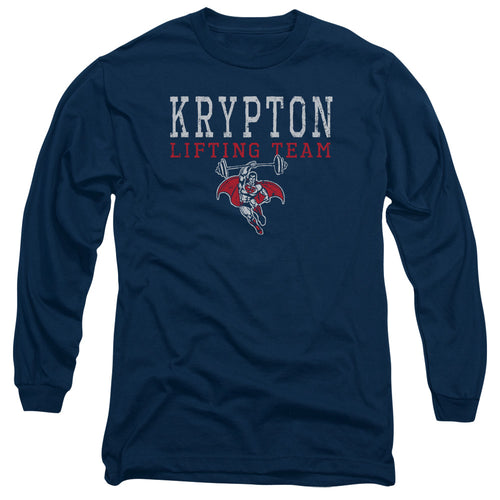 DC Comics Krpton Lifting Long Sleeve T-Shirt
