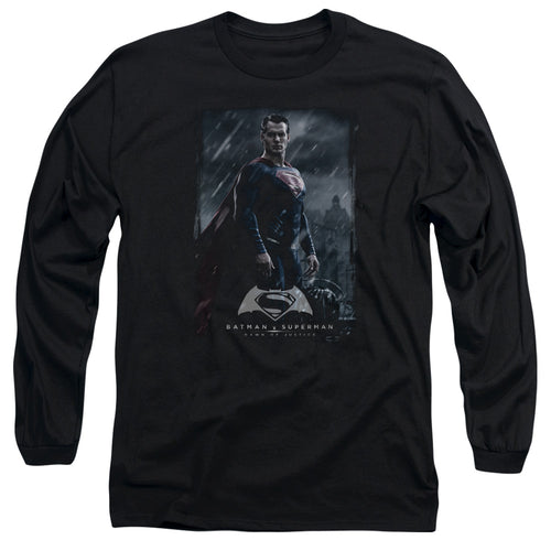 Batman v Superman Supe Poster Long Sleeve T-Shirt