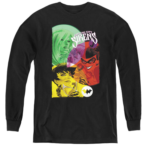 Batman Gotham Sirens Youth Long Sleeve T-Shirt
