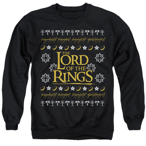Lord of the Rings Ugly Christmas Logo Crewneck Sweatshirt
