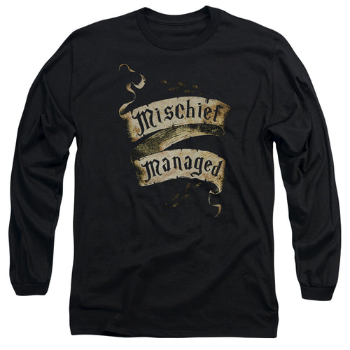 Harry Potter Mischief Managed Long Sleeve T-Shirt