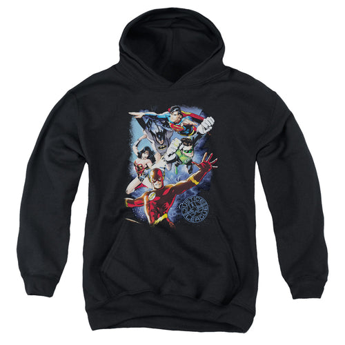 Justice League Galactic Attack Color Youth Hoodie
