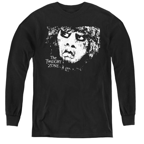 The Twilight Zone Nightmare at 20,000 Feet Gremlin Youth Long Sleeve T-Shirt