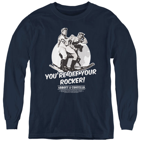 Abbott and Costello Off Your Rocker Youth Long Sleeve T-Shirt
