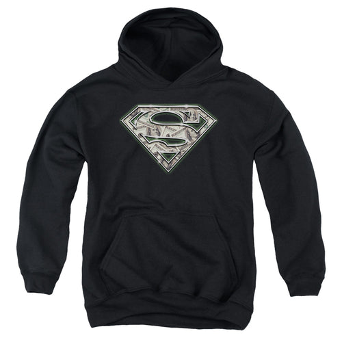 Superman All About the Benjamins Youth Hoodie