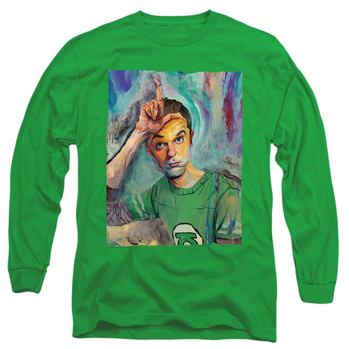 Big Bang Theory Sheldon Painting Long Sleeve T-Shirt