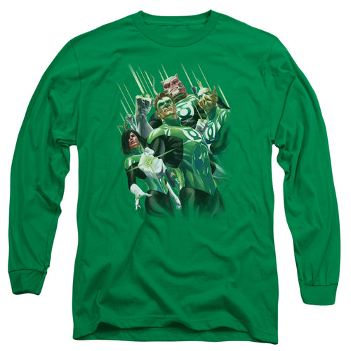 Green Lantern Power Of The Rings Long Sleeve T-Shirt