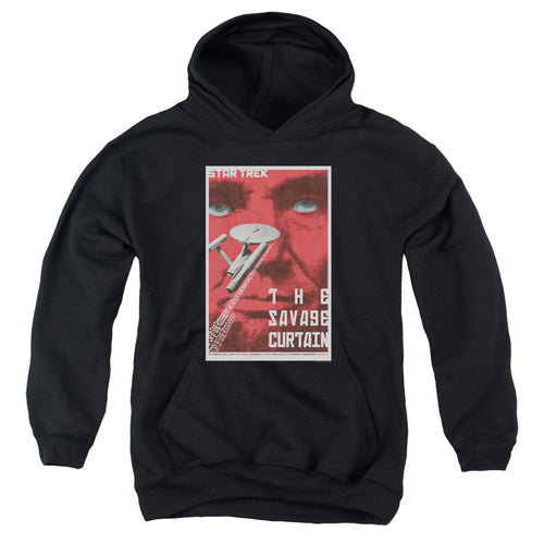 Star Trek Juan Ortiz The Savage Curtain Black Youth Hoodie