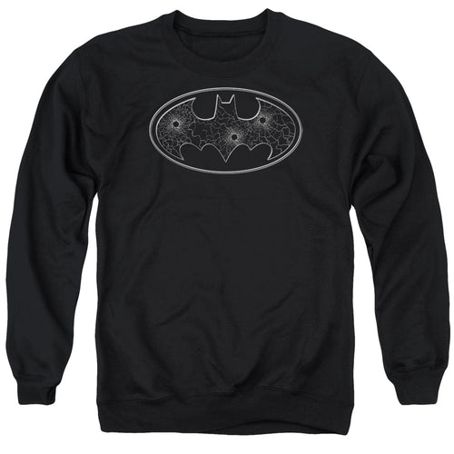 Batman Glass Hole Logo Crewneck Sweatshirt
