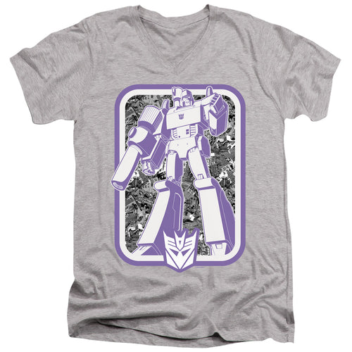Transformers Megatron Panel V-Neck T-Shirt